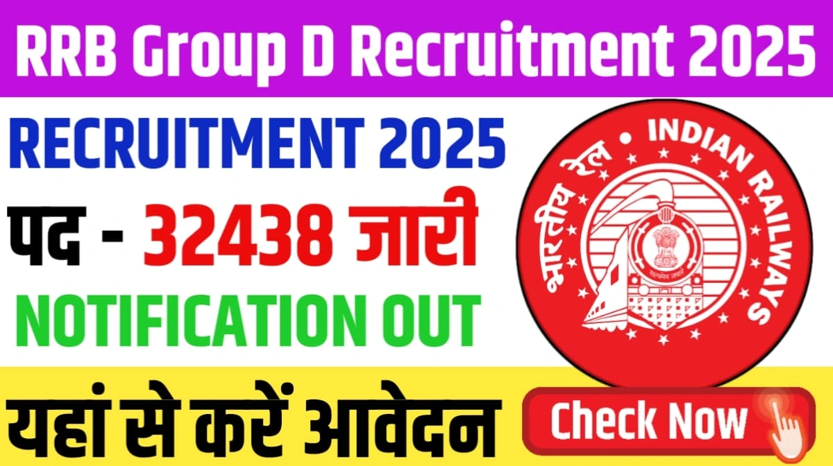 RRB Group D Recruitment 2025