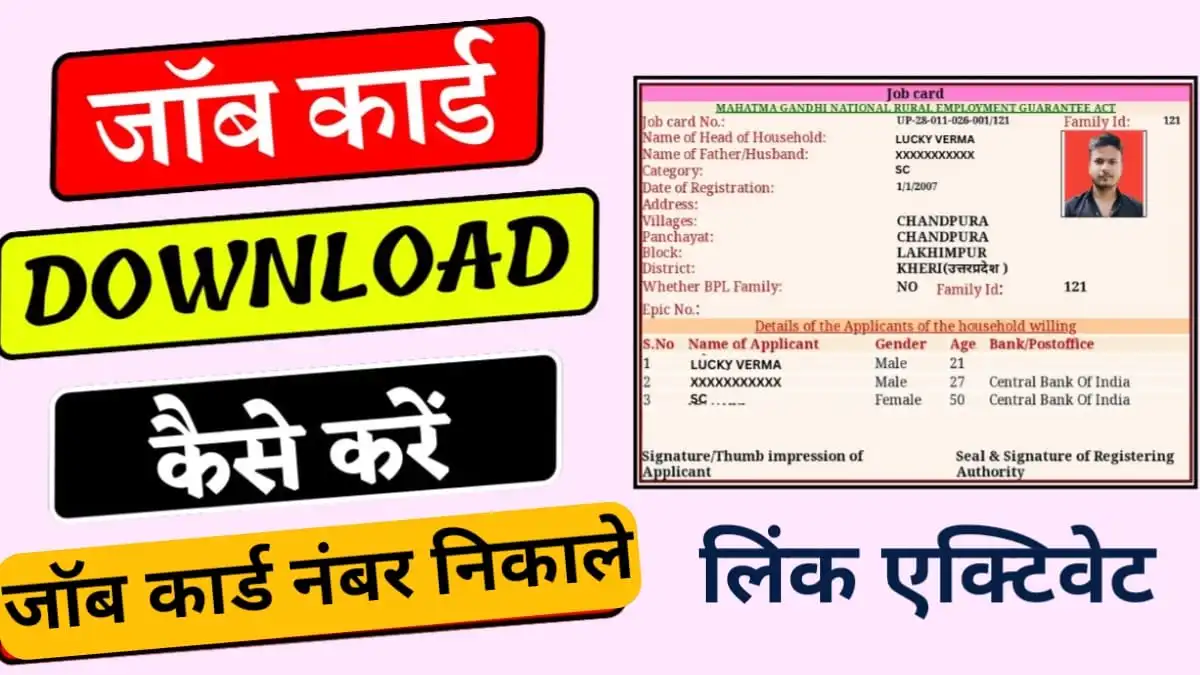 NREGA Job Card Download 2025