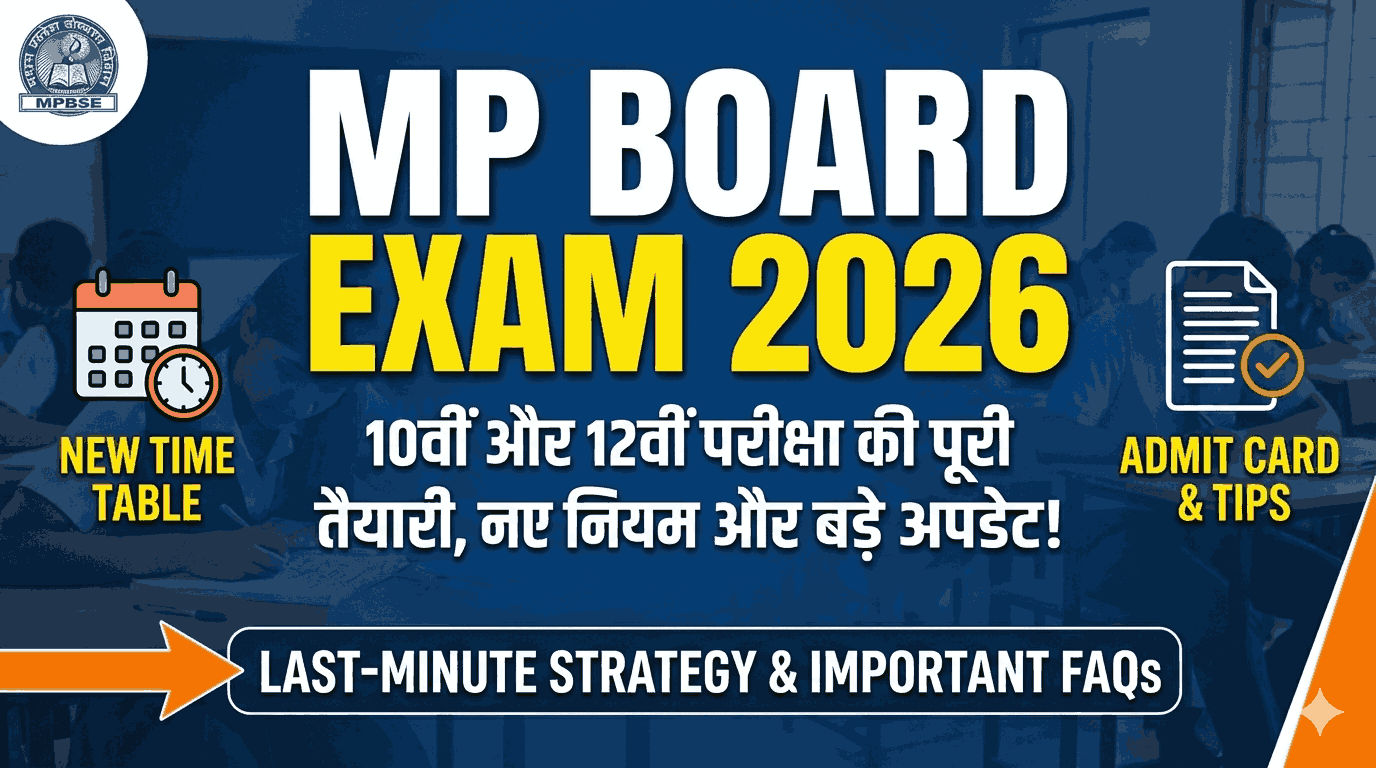MP Board Exam 2026