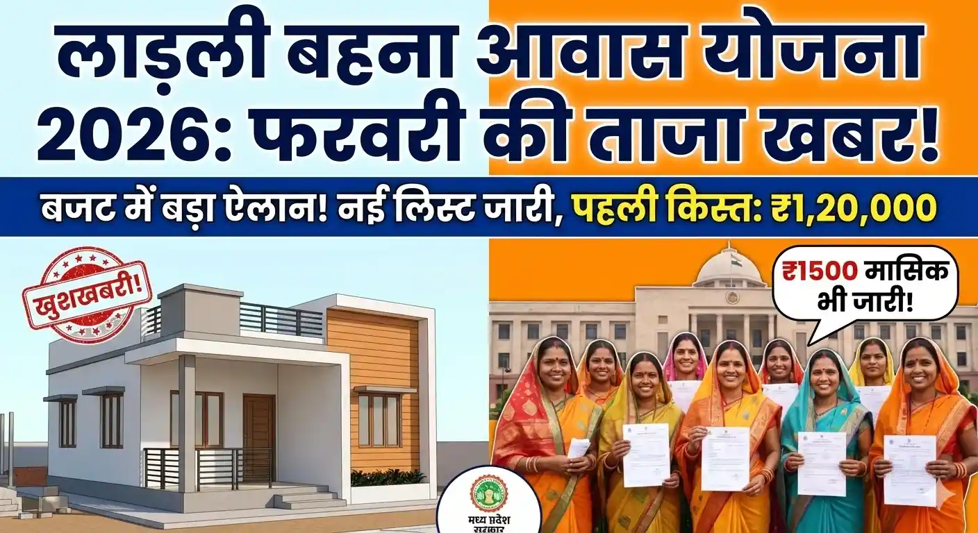 क्या आपकी भी आने वाली है आवास की पहली किस्त? फरवरी 2026 के नए बजट ने बदली लाड़ली बहनों की किस्मत!