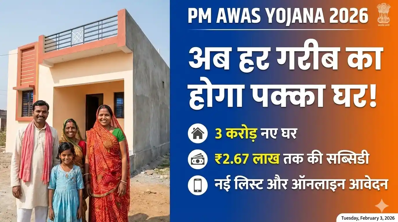 PM Awas Yojana 2026 New List